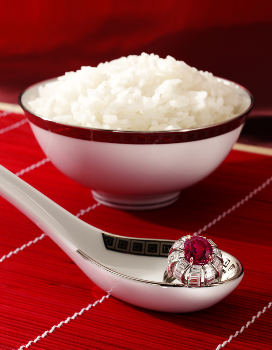Editorial Photography  - Ruby and Diamond Ring