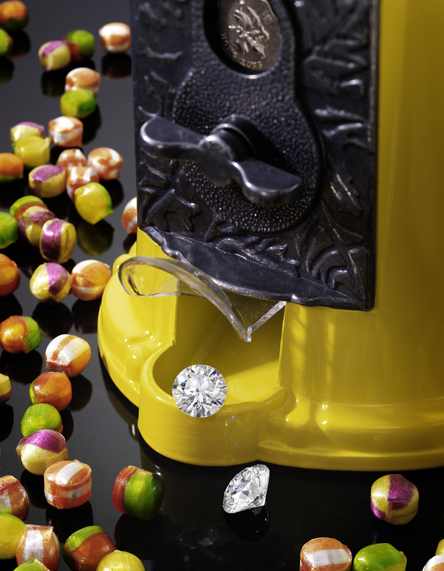 Editorial Photography  - Round Diamonds and Candy