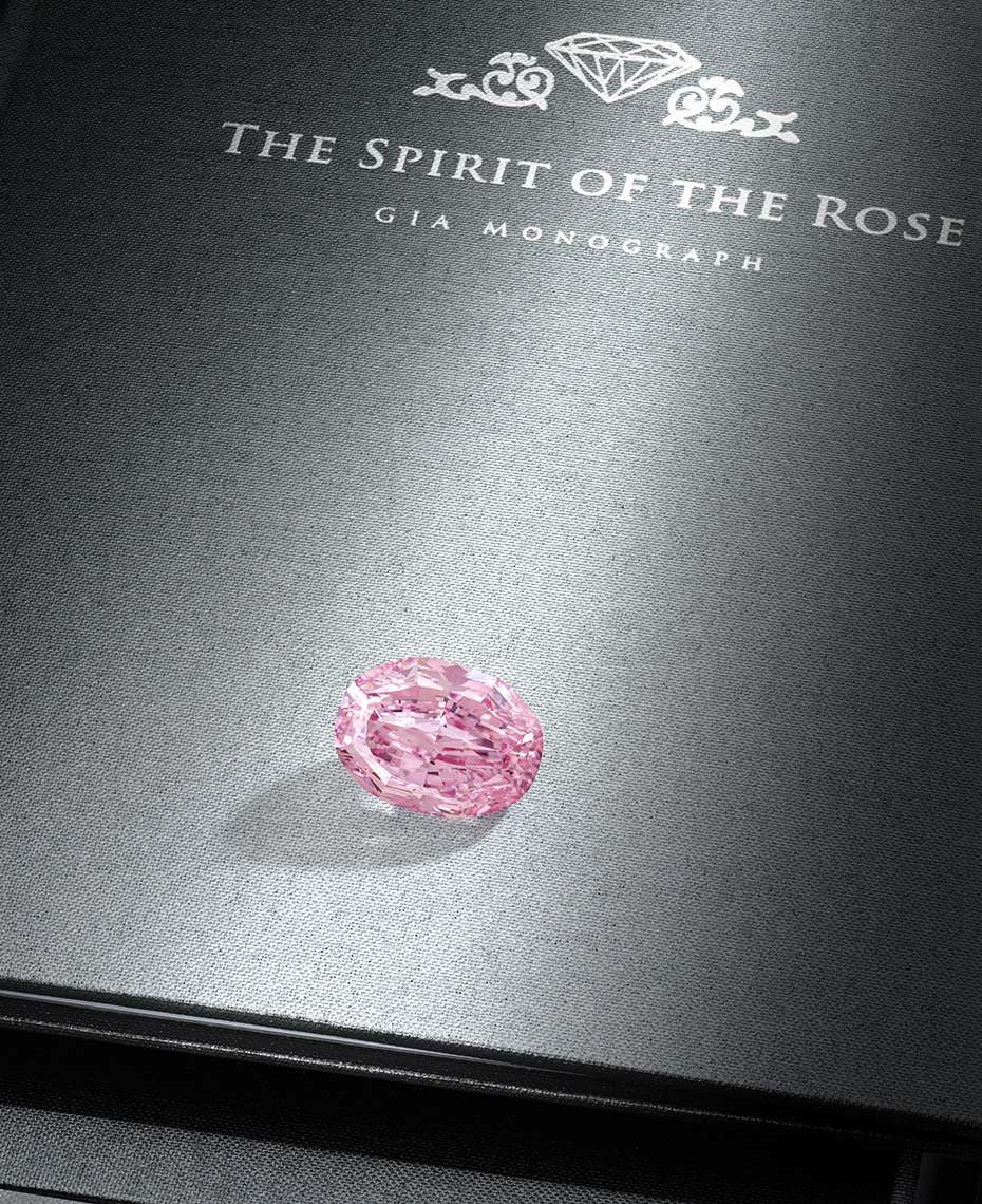 Jewelry Photography - Oval Pink Diamond 